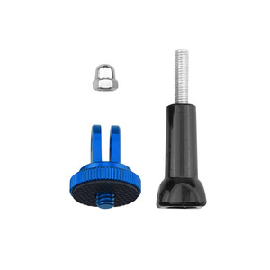 GoPro Hero 13 12 11 10 9 8 7, DJI OSMO Action 6 5 Pro 4, Insta360 X6 X5 X4 X3 Ace Pro 2 için Alüminyum 1/4 inç Tripod Montaj Adaptörü - Product Image 2