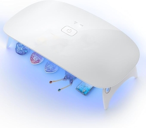 Lampada UV Portatile di Grandi <span class=keywords><strong>Dimensioni</strong></span> Aggiornata per Resina, Polimerizzazione Rapida, Prodotta in Cina per Creazione di Gioielli, Fai-da-Te e Decorazioni - Product Image 1