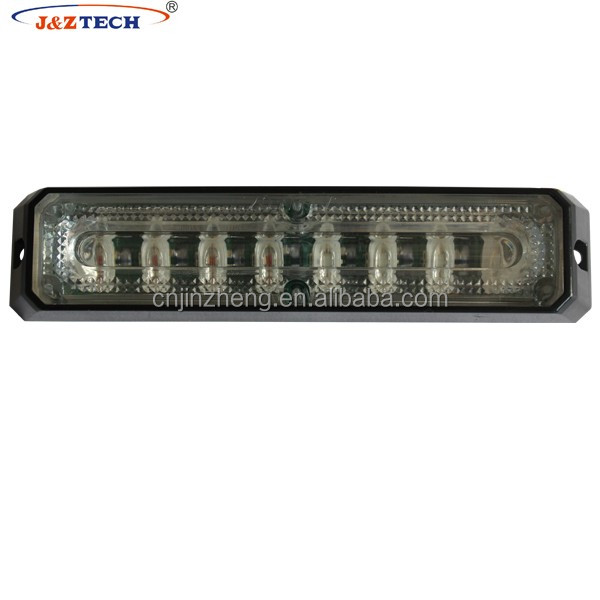 Готов к отправке 8*3 Вт высококачественный стробоскоп светодиодный красный/синий поверхностный монтаж осветительный прибор