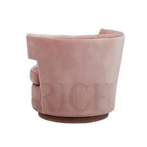 Velluto एकल आधुनिक बयान में poltrona आसान कुर्सी असबाब मखमल कुर्सी गुलाबी मखमल सामयिक कुर्सियों - Product Image 3