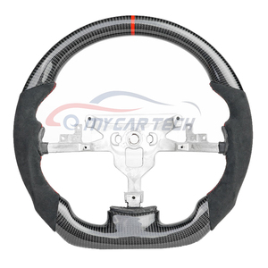 Volante in pelle forgiato in fibra di carbonio per Chevrolet <span class=keywords><strong>Corvette</strong></span> C6 volante personalizzato - Product Image 2