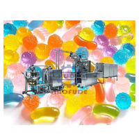 Ligne de production entièrement automatique multifonctionnelle 3D de bonbons en gelée d'amidon de gélatine de pectine de vitamine Machine de fabrication d'ours en gélatine