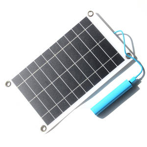 <span class=keywords><strong>Chargeur</strong></span> solaire 7,8W 5V, module photovoltaïque monocristallin pour le camping en plein air, alimentation de secours pour téléphone portable - Product Image 2