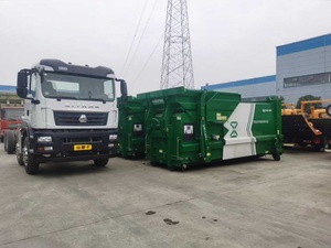 Station de transfert de déchets diesel, nouvelle station de compression des ordures, solution tout-en-un, station de compression des ordures mobile de 12 m³ - Product Image 5