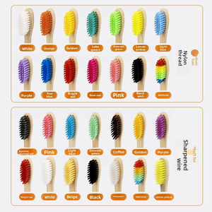 Brosse à dents jetable en bambou à poils souples avec manche en bambou, idéale pour la maison et les voyages, pour enfants et adultes – Meilleures ventes - Product Image 4