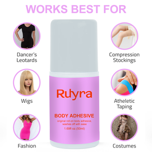 Pegamento Adhesivo para Piel de Marca Privada en Roll-on, Extra Fuerte, Resistente al Agua, 50 ml, Protector Corporal Resistente al Sudor, Lavable, Suave para la Piel - Product Image 6
