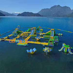 Parc aquatique flottant gonflable de jeu de parc d'amusement d'eau d'Aqua de sport commercial d'adultes pour le lac et la mer - Product Image 2