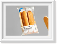 Machine d'emballage en forme de coussin pour bonbons durs, barres de cacahuètes et gâteaux, avec contrôle PLC Huayuan, 40-220 sachets/min
