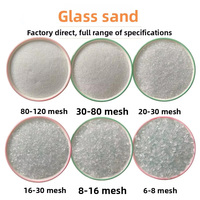 Copeaux de verre transparents concassés en vrac, gravier de verre, support filtrant pour piscine, décoration d'aquarium, agrégat pour terrazzo