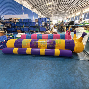 Jeux gonflables interactifs amusants de carnaval en plein air pour adultes, jeux de team building sur le thème des chenilles. - Product Image 4