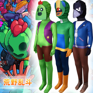 Disfraz de Cosplay de Manyusha de Brawl Stars para Adultos, Unisex, Conjunto Completo, Spikelon, Black Raven, Juego de Rol, Halloween, Actuación en Escenario - Product Image 1