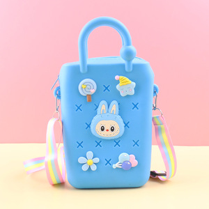 Bolsos y Carteras de Silicona para Niñas, Verano 2025, Estilo DIY, Impermeables, Pequeños y Lindos, Bolso Bandolera de Playa para Niños - Product Image 6