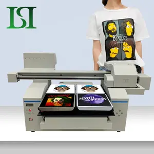 LSTA1A2-306 2022 High Printing Speed New Arrival Professional Inkjet CMYKW A1 A2 DTG Printer for T-shirt Printing on Sale in GZ