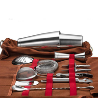 Sac de voyage en toile pour barman, sac de rangement pour outils de barman de haute qualité, sac de barman enroulable