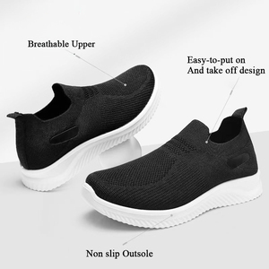 À la mode respirant facile à mettre et à enlever sans lacet léger confortable sport décontracté chaussures pour hommes - Product Image 5