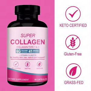 Super Collagène Plus Vitamine C et Zinc Capsules OEM ODM Produit de Beauté pour Adultes pour une Peau Anti-Âge Éclatante, des Cheveux Sains et des Ongles Forts - Product Image 5