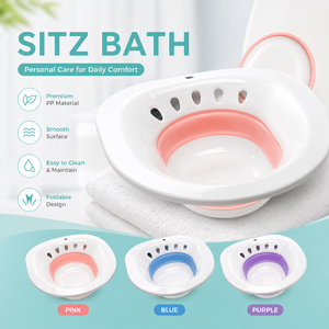 Bain de siège portable en plastique <span class=keywords><strong>pour</strong></span> soins post-partum et hémorroïdes, siège de vapeur Yoni, détox, bassin de lavage <span class=keywords><strong>intime</strong></span> personnel <span class=keywords><strong>pour</strong></span> toilettes - Product Image 3
