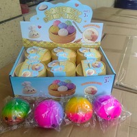 Kotak Misteri Squishies Dumpling Warna-Warni Berkilauan, Bola Anti Stres Bentuk Bakpao, Mainan Sensorik Fidget, Makanan Anti Stres, Bola Remas
