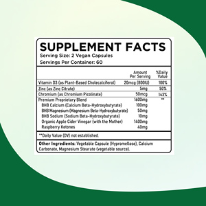 Capsules Keto à la Vitamine D3, directement de l'usine, pour maintenir des performances optimales, rester en pleine forme et rester énergisés et actifs - Product Image 2
