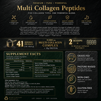 Poudre de peptides de collagène hydrolysé 10g Protéine de bétail nourri à l'herbe pour la mobilité articulaire et la santé du cartilage osseux