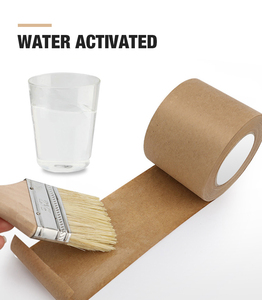Yalanpack Op Maat Bedrukt Biologisch Afbreekbaar Water Geactiveerde Kartonnen Verpakking Met Identificatie Kraft Papieren <span class=keywords><strong>Tape</strong></span> - Product Image 4