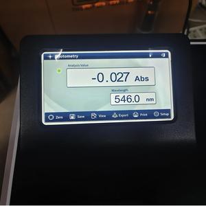 สเปกโตรมิเตอร์อัตโนมัติ 190 ถึง 1100 นาโนเมตร แบบลำแสงเดี่ยว 4 นาโนเมตร หน้าจอสัมผัส เครื่องวัดสเปกโตรโฟโตมิเตอร์ยูวี-วิส - Product Image 3
