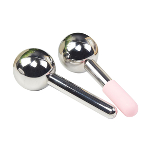 Beauty Tool Cooling Facial Massage <b>Roller</b> Ice Globes Facial Cold <b>Roller</b> Hand Held Cooling Facial Massage <b>Metal</b> Mini Ice Globes - Product Image 6