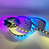 Tira de LED RGB direccionable 5V IC 2812 Luz de píxel digital programable WS2812 píxel LED con conectividad USB certificada por ROHS