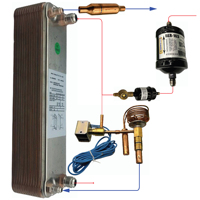 Chauffe-eau 2150kcal, compresseur hermétique 1hp, utilisé dans une pompe à chaleur de 2,5kw, refroidisseurs d'eau pour obtenir un chauffage 9000BTU pour le bain