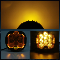 Dreiseitig beleuchtete 5/7/9-Zoll-Blitz-modifizierte LED-Arbeits scheinwerfer für die Änderung von Motorrads chein werfern im Gelände