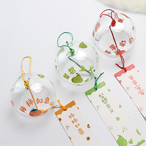 Mặt dây chuyền nhỏ tươi tất cả mọi thứ đồ trang trí cây bóng giáng sinh handmade phong cách Nhật Bản chuông gió thủy tinh Lê nghĩ Học Thuyết - Product Image 5