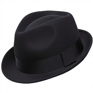 Landfond Party Image <b>Winter</b> Suede Fabric Adjustable Unisex <b>Hat</b> for Men and <b>Women</b> with Flat Brim - Product Image 1