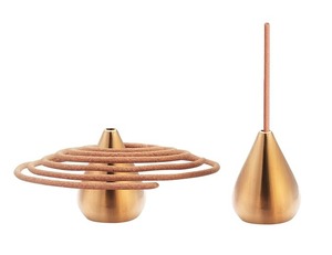 Porte-encens en alliage de laiton Stonekocc, cendrier conique pour l'extérieur, porte-bâtonnets d'encens, porte-bâtonnets de Palo Santo - Product Image 4