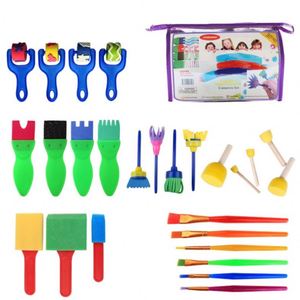 Children's Watercolor Paint Brush with Nylon Hair for Wall Art Sponge <b>Rollers</b> DIY - Product Image 1