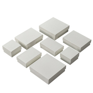 Customized Jewelry Products Box <b>White</b> Leather Pattern Custom Corrugated <b>Gift</b> Luxury Jewelry <b>Boxes</b> Box With Logo - Product Image 1