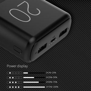 Banque de puissance de grande capacité <span class=keywords><strong>batterie</strong></span> <span class=keywords><strong>externe</strong></span> de téléphone portable personnalisée banque de puissance de <span class=keywords><strong>prix</strong></span> usine électronique 20000mah - Product Image 4