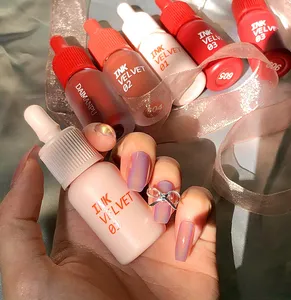 Lipstik Cair Mini untuk Bayi, Kosmetik Lip Gloss Matte Seksi Tahan Air, Lipstik Cair Tahan Lama, Pewarna Bibir Mini untuk Bayi