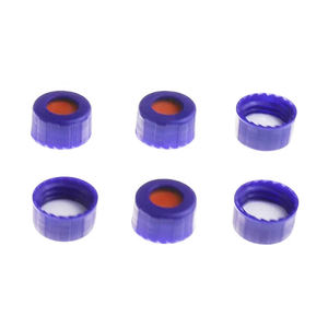 2mL 9-425 kromatografi Hplc flakon için mavi nervürlü vidalı PP kapak ve <span class=keywords><strong>Septa</strong></span> - Product Image 5