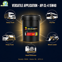Huile moteur diesel haute performance 15W-40/20W50/10W-40 pour camions, bus et engins de construction – Vente en gros usine