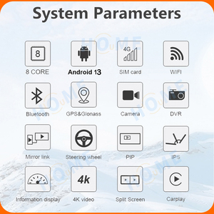 8.8 "/12.3" एंड्रॉइड 13 गुणात्मक कार रेडियो मल्टीमीडिया प्लेयर कार्प्ले, बीएमडब्ल्यू 5 श्रृंखला ई 60 ई 61 ई 64 2004-2010 जीपीएस नेविगेशन - Product Image 2