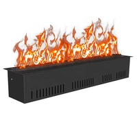 OEM/ODM led foyer électrique brouillard feu pulvérisation 3d fausse flamme vapeur d'eau cheminée électrique 3d vapeur