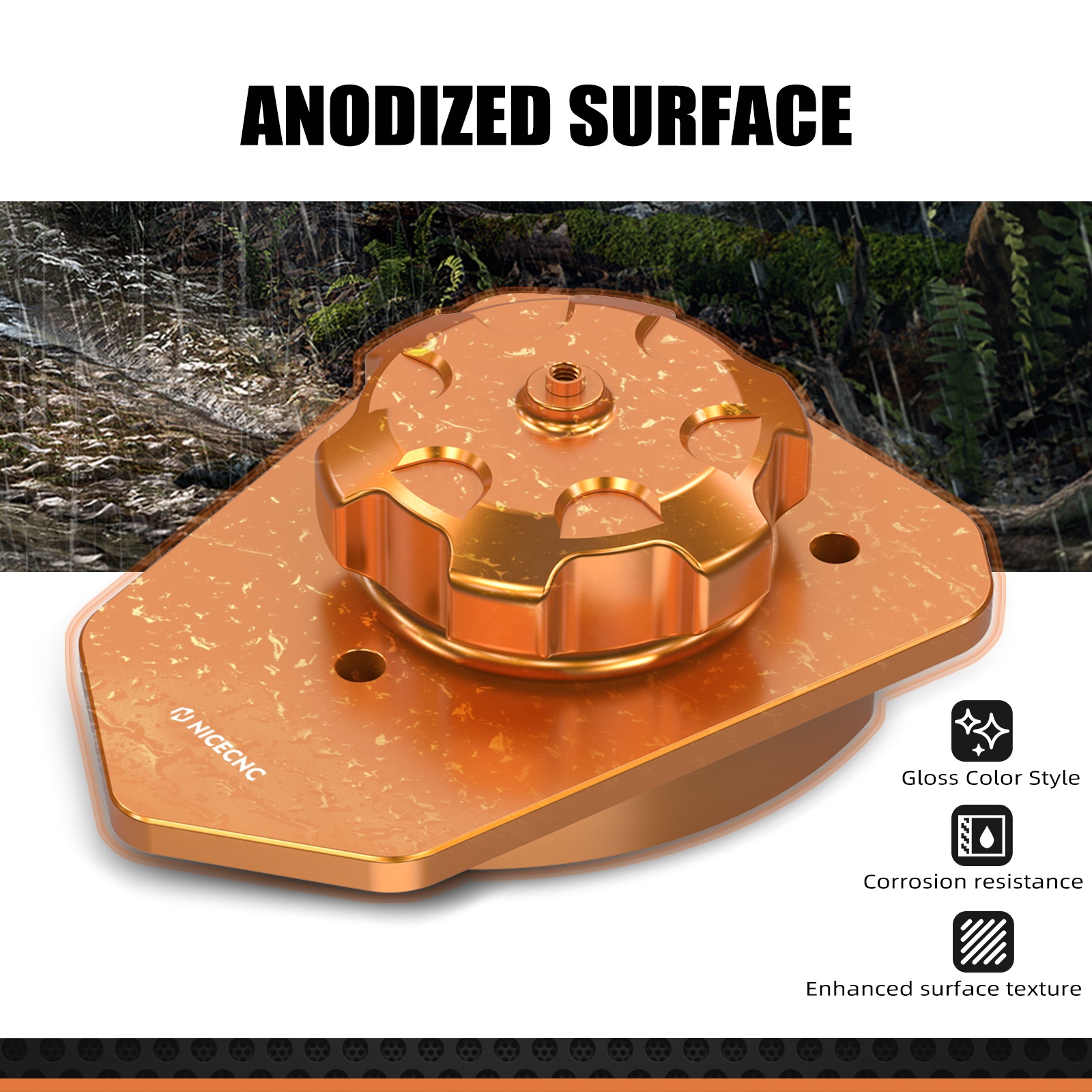 Nicecnc Fuel Filler Neck Gas Tank Cap Cover Kit for KTM 690