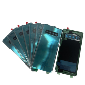 Cache arrière en verre OEM pour batterie Samsung <span class=keywords><strong>Galaxy</strong></span> S10 SM-G973W, pièces de rechange avec vitre de caméra SM-G973F - Product Image 1