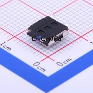 TS-1157-B-B Tactile Switch SMD-4P,6.2x6.2mm Switch Single Pole Single Throw Round Button 1.6N Vertical Mount - Product Image 2