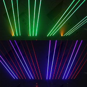 Chuyên nghiệp ánh sáng sân khấu hệ thống năm tay đầy đủ màu sắc di chuyển ánh sáng laser với đèn LED cho DJ KTV - Product Image 3