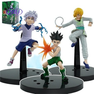 3 stili 15-19CM HXH Killua Zoldyck GON FREECSS Kurapika <span class=keywords><strong>X</strong></span> caccia cartoni animati PVC <span class=keywords><strong>Manga</strong></span> Figurine giocattoli figura <span class=keywords><strong>Anime</strong></span> - Product Image 1