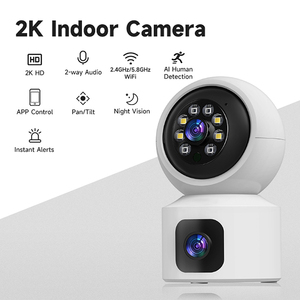 Cámara de <span class=keywords><strong>Seguridad</strong></span> Interior Wifi para el Hogar, 4MP, Cámara de Red, Monitor para Bebés, Audio Bidireccional, Visión Nocturna - Product Image 3