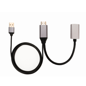 Adaptador de <span class=keywords><strong>HDMI</strong></span> <span class=keywords><strong>A</strong></span> + <span class=keywords><strong>USB</strong></span> <span class=keywords><strong>A</strong></span> <span class=keywords><strong>macho</strong></span> <span class=keywords><strong>A</strong></span> <span class=keywords><strong>hembra</strong></span> DP para dispositivos extensores, 4K @ 30Hz - Product Image 5
