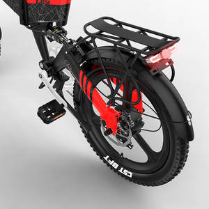 <span class=keywords><strong>LANKELEISI</strong></span> <span class=keywords><strong>G650</strong></span> 20 pouces vélo électrique pliable vélo de montagne ebike vélo de route de ville - Product Image 4