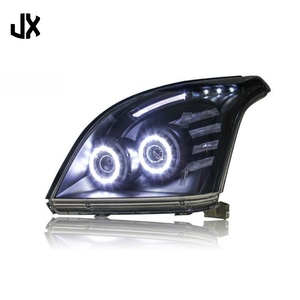 Faros de Xenón para Toyota Land Cruiser <span class=keywords><strong>Prado</strong></span> 2003-2009, Conjunto de Faro con Lente Modificado y Luz LED de Marcha Diurna - Product Image 1